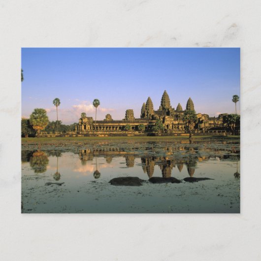 Asien, Kambodscha, Siem Reap. Angkor Wat. 2 Postkarte (Vorderseite)