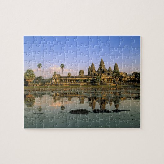 Asien, Kambodscha, Siem Reap. Angkor Wat.2 Puzzle (Horizontal)