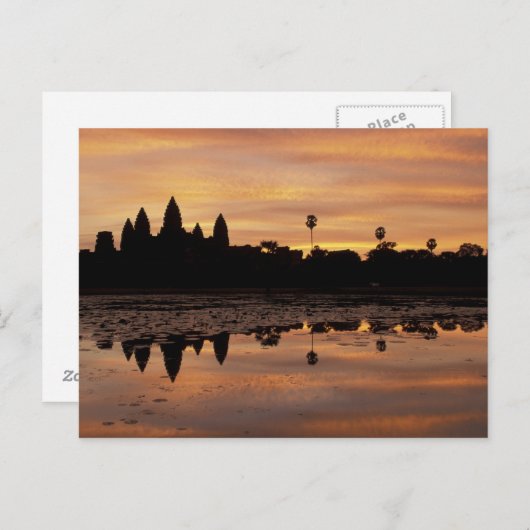 Asien, Kambodscha, Siem Reap, Angkor Wat (b. 12. Postkarte (Vorne/Hinten)