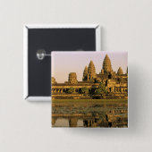Asien, Kambodscha, Siem Reap. Angkor Wat. Button (Vorne & Hinten)
