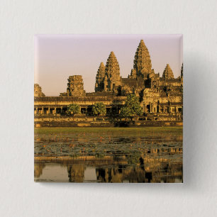 Asien, Kambodscha, Siem Reap. Angkor Wat. Button