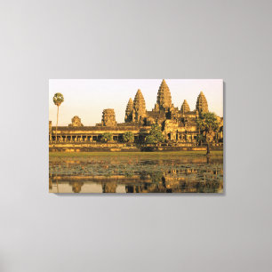 Asien, Kambodscha, Siem Reap. Angkor Wat. Leinwanddruck