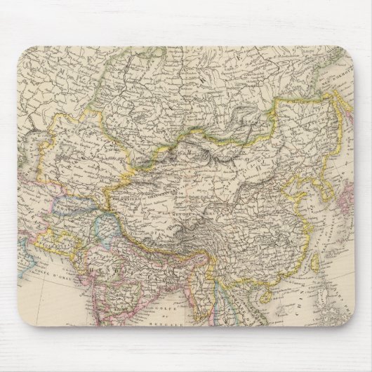 Asien-Karte 2 Mousepad (Vorne)