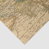 Asien-Karte durch Worcester Seidenpapier (Ausschnitt)