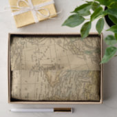 Asien-Karte durch Worcester Seidenpapier (Geschenk)