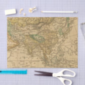 Asien-Karte durch Worcester Seidenpapier (Handwerk)