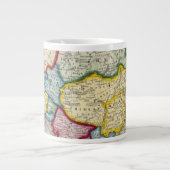 Asien-Karte Jumbo-Tasse (Vorderseite)