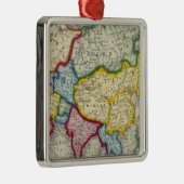 Asien-Karte Silbernes Ornament (Rechts)