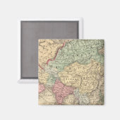 Asien-Karte von Mitchell Magnet (Vorderseite/Rückseite)