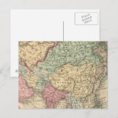 Asien-Karte von Mitchell Postkarte (Vorne/Hinten)