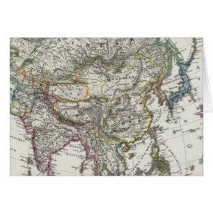 Asien-Karte von Stieler