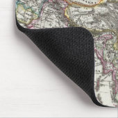 Asien-Karte von Stieler Mousepad (Ecke)