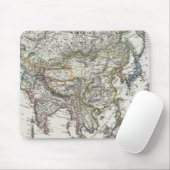 Asien-Karte von Stieler Mousepad (Mit Mouse)