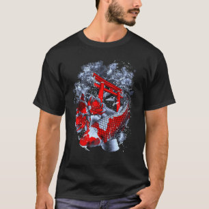 Asien Koi Fisch Lotusblume Tempel Sakura Wasserlil T-Shirt