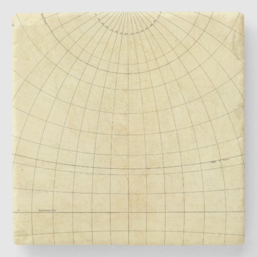 Asien-Kontur Steinuntersetzer (Vorderseite)