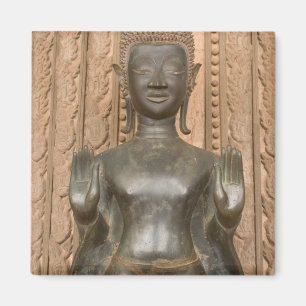 Asien, Laos, Vientiane, Bronze-Buddha in Hawn Magnet