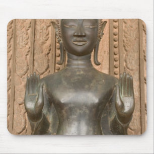 Asien, Laos, Vientiane, Bronze-Buddha in Hawn Mousepad