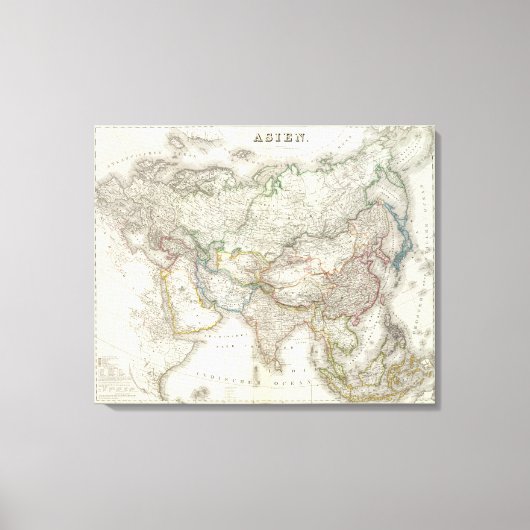 Asien Leinwanddruck (Vorderseite)