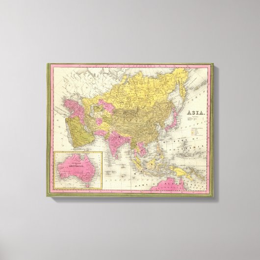 Asien Leinwanddruck (Vorderseite)