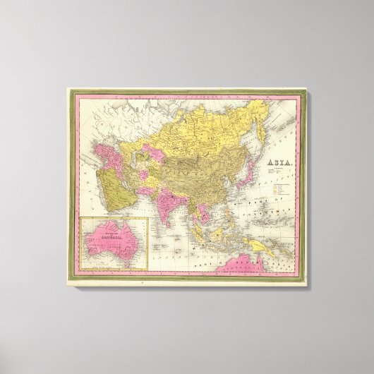 Asien Leinwanddruck (Vorderseite)