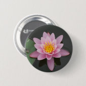Asien-Lotos-Blume Button (Vorne & Hinten)