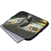 Asien, Malaysia, Melaka. Neonreflektionen im Auto Laptopschutzhülle (Vorne Knopf)