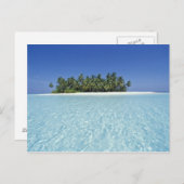 ASIEN, Malediven, Ari-Atoll, unbewohnt Postkarte (Vorne/Hinten)