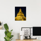 Asien, Mayanmar, Rangun (Yangon), buddhistischer T Poster (Heimbüro)
