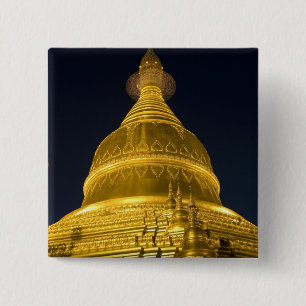 Asien, Mayanmar, Yangon, buddhistische Tempel in Button