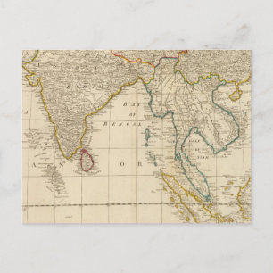 Asien-Mitte Postkarte