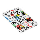 Asien | Muster der Symbole Magnet (Rechte Seite)