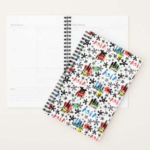 Asien   Muster der Symbole Planer