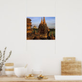 Asien, Myanmar, Bagan. Antike Tempel und Poster (Küche)