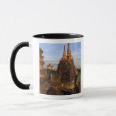 Asien, Myanmar, Bagan. Antike Tempel und Tasse (Links)