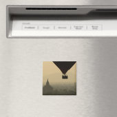 Asien, Myanmar, Bagan, Ballon über Tempel Magnet (In Situ (Geschirrspüler))