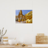 Asien, Myanmar (Birma), Bagan (Heide). Das Shwe 6 Poster (Küche)