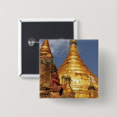 Asien, Myanmar (Birma), Bagan (Heide). Dhamma Button (Vorne & Hinten)