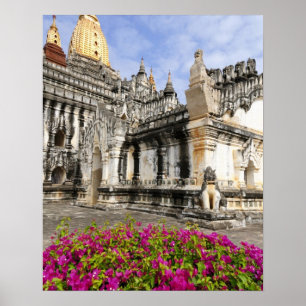 Asien, Myanmar (Birma), Bagan (Heide). Die Ananda Poster