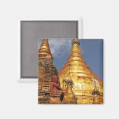 Asien, Myanmar (Birma), Bagan (Heide). Die Dhamma Magnet (Vorderseite/Rückseite)