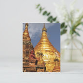 Asien, Myanmar (Birma), Bagan (Heide). Die Dhamma Postkarte (Stehend Vorderseite)