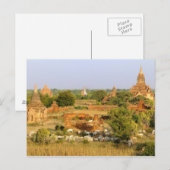 Asien, Myanmar (Birma), Bagan (Heide). Rinderpass Postkarte (Vorne/Hinten)