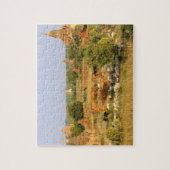 Asien, Myanmar (Birma), Bagan (Heide). Rinderpass Puzzle (Vertikal)