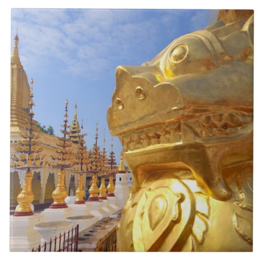 Asien, Myanmar (Birma), Bagan (Heide). Shwe 4 Fliese (Vorderseite)