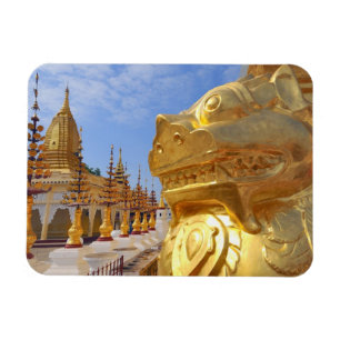 Asien, Myanmar (Burma), Bagan (Pagan). Die Shwe 4 Magnet