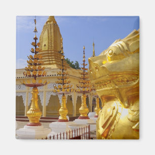 Asien, Myanmar (Burma), Bagan (Pagan). Die Shwe 6 Magnet