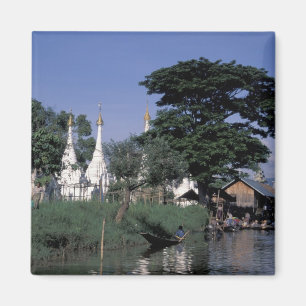Asien, Myanmar, Inle-See. Ein schwimmender Markt. Magnet