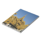 Asien, Myanmar, Rangun. Golden stupa von Shwedagon Notizblock (Rotiert)