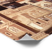 Asien, Naher Osten, Republik Jemen, Sanaa. Poster (Ecke)