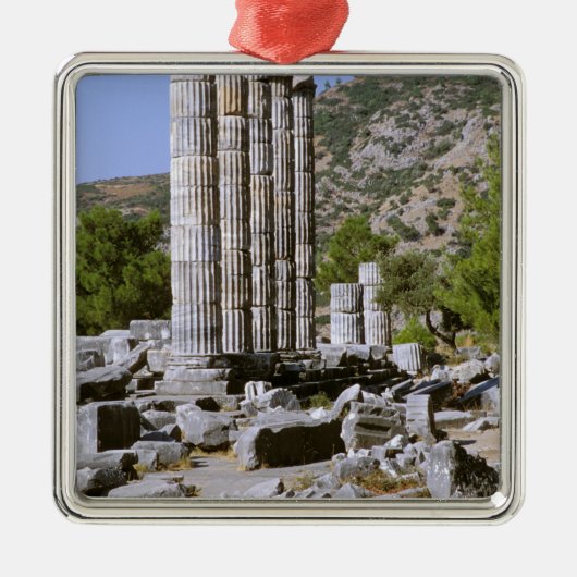 Asien, Naher Osten, Türkei, Ephesus. Tempel Silbernes Ornament (Vorne)