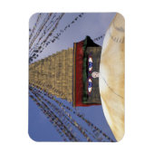 Asien, Nepal, Kathmandu. Bouddhanath Stupa. 2 Magnet (Vertikal)